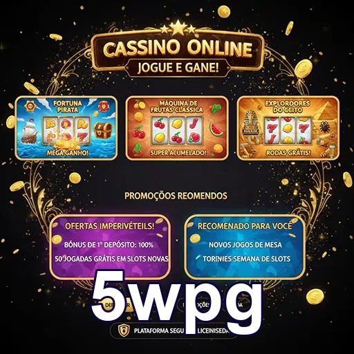 Slot machine atraente com símbolos vibrantes e luzes